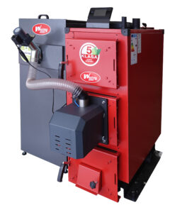 Kocioł c.o. HYBRID DUO na pellet i drewno moc 25 kW PODWÓJNY CERTYFIKAT NA DWA TYPY PALIW